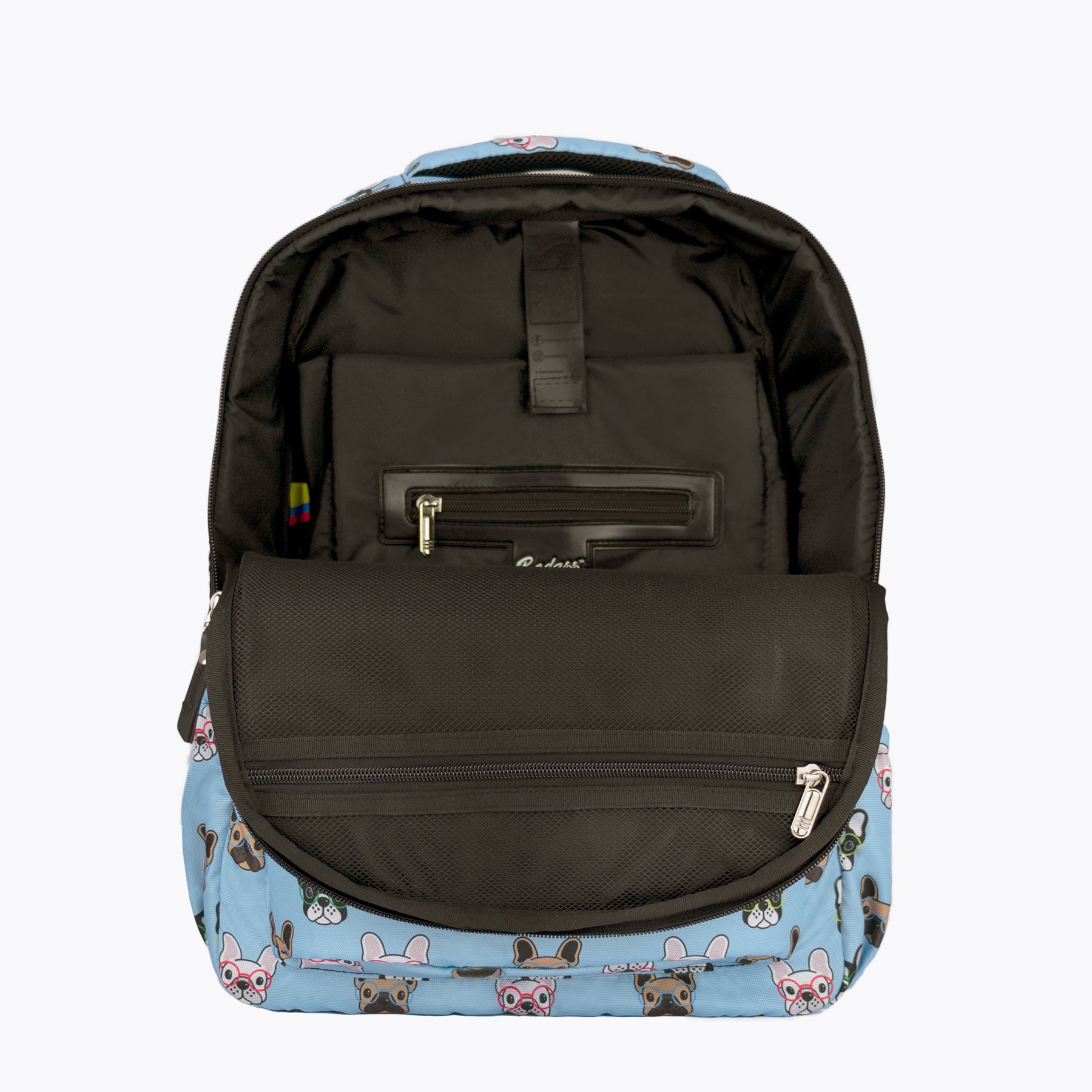 Combo Bulldog Blue - Morral + Lonchera + Cartuchera